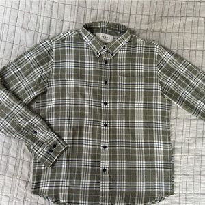 LISBOA Porto Shirt in Green and Blue Plaid from Huckberry